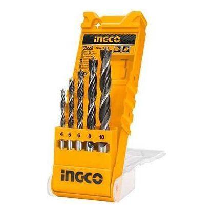 Ingco AKD5058 5PCS Wood Drill Bits Set - KHM Megatools Corp. Ingco AKD5058 5PCS Wood Drill Bits Set - KHM Megatools Corp.
